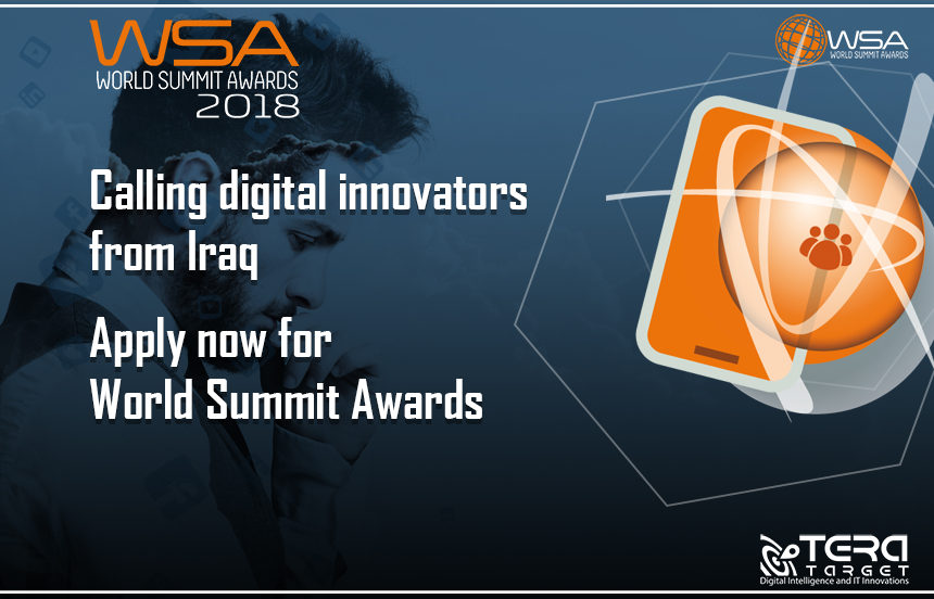 Calling digital innovators from Iraq! Apply now for World Summit Awards! Calling digital innovators from Iraq! Apply now for World Summit Awards!