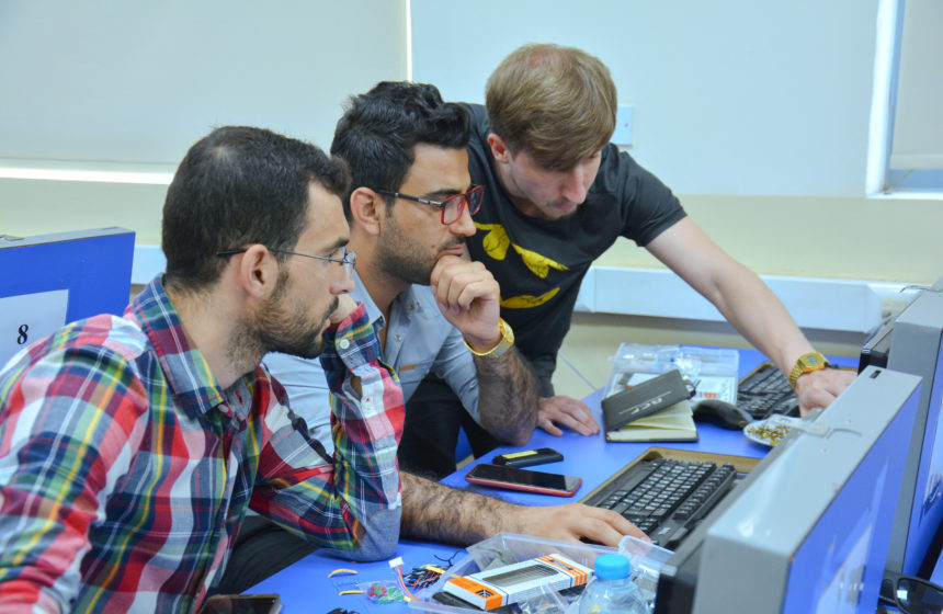 The world is heading toward robotics, and the participants in Madad Lab II had their start in robotics workshops in Iraq. The world is heading toward robotics, and the participants in Madad Lab II had their start in robotics workshops in Iraq.